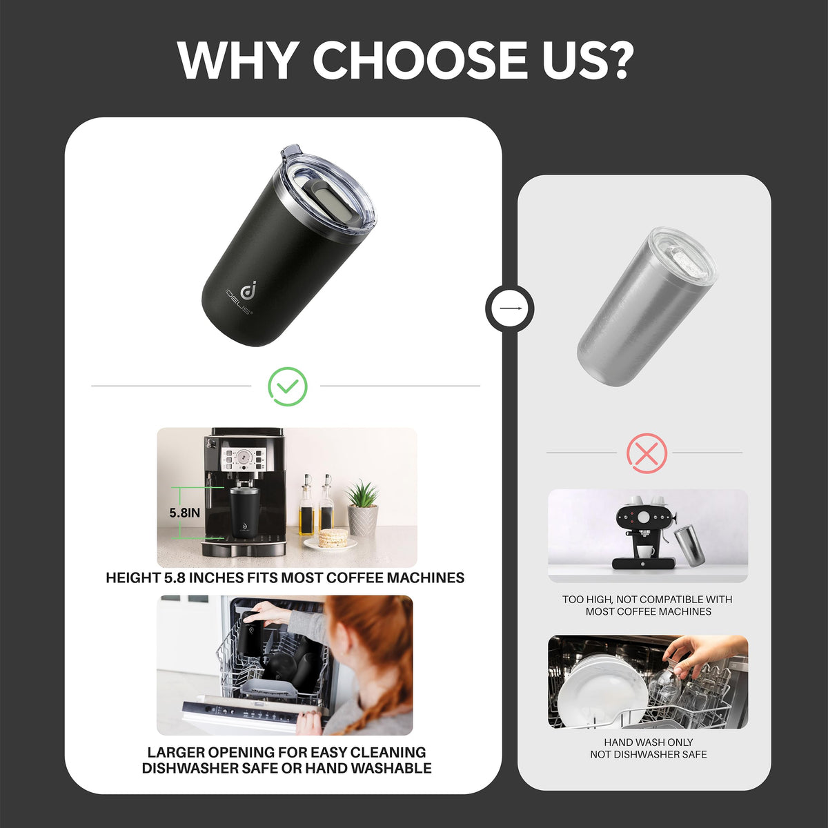 20 oz Stainless Steel Insulated Tumbler H5702