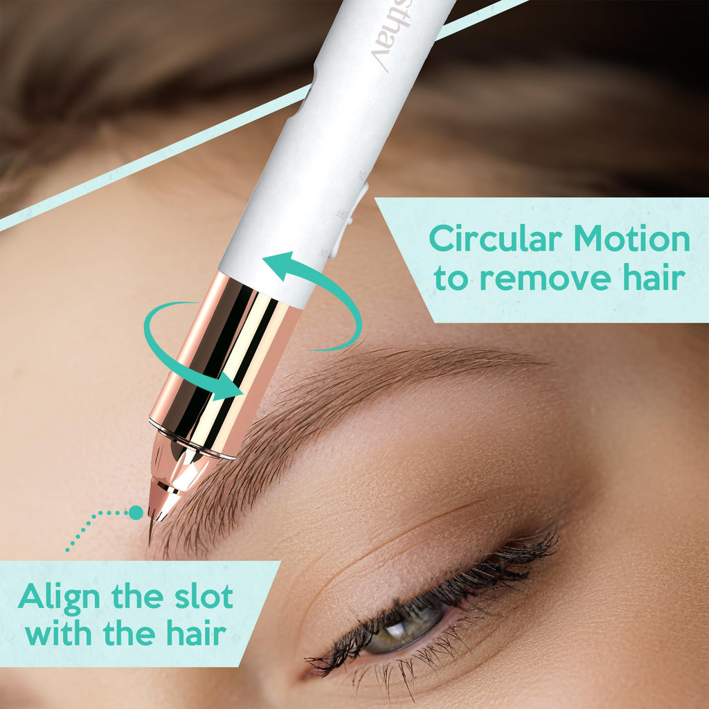 Facial Hair Removal for Women, 2-in-1 Face Hair Remover & Eyebrow Trimmer T197484