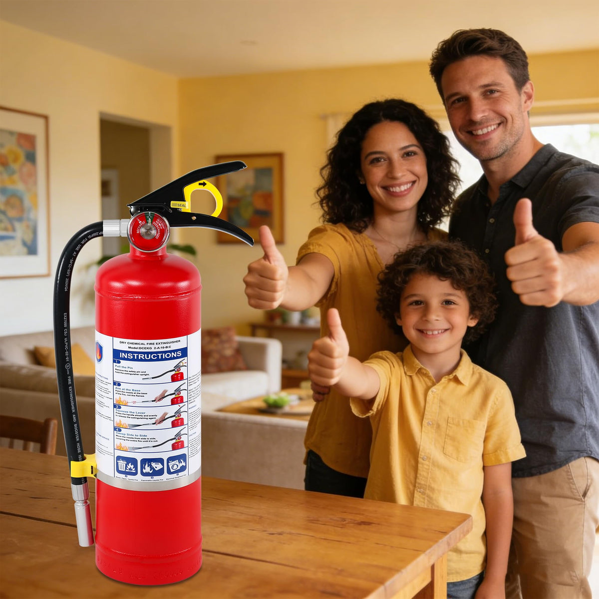 2-Pack 5 lb ABC Dry Chemical Fire Extinguishers U833749
