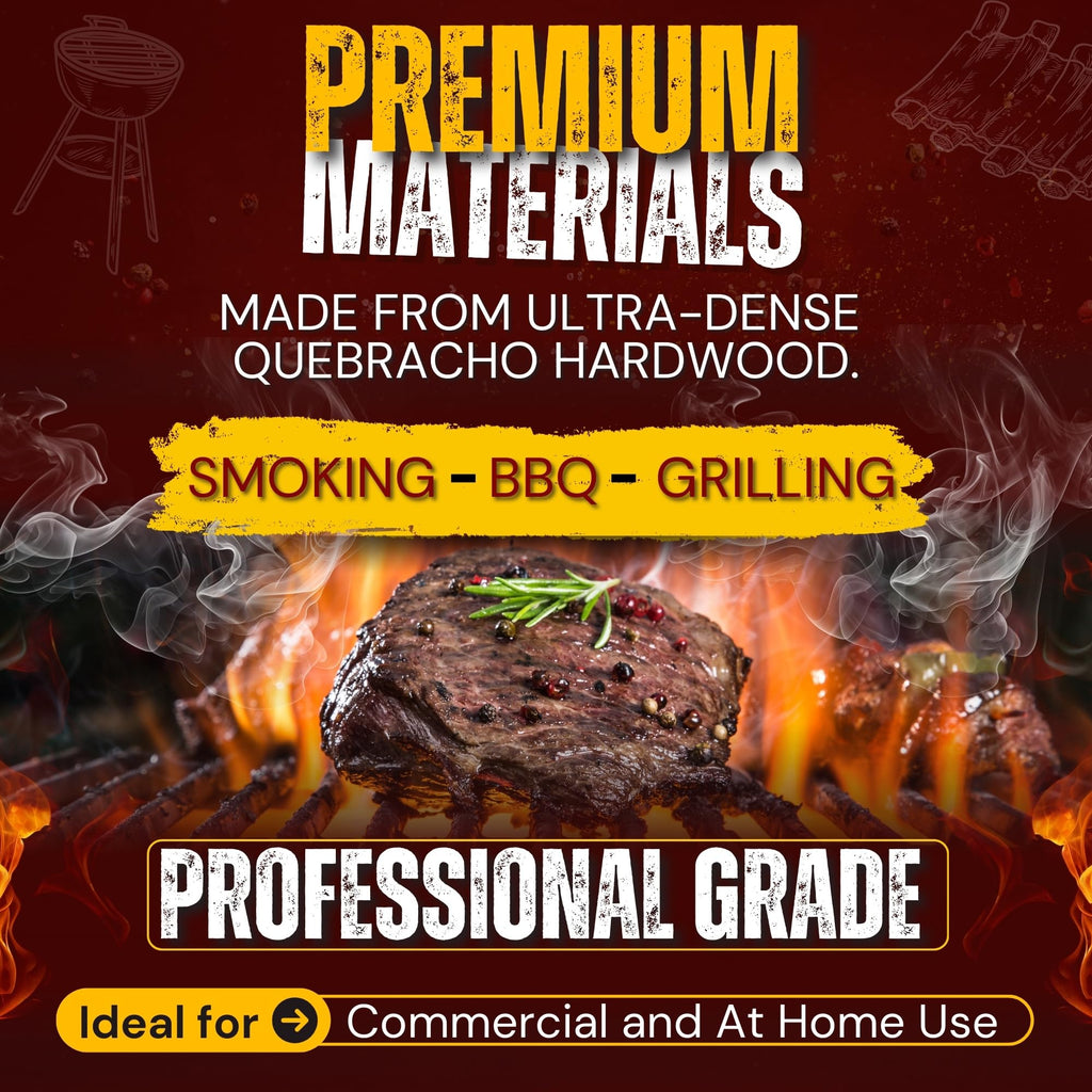 Extra Large Lump Charcoal White Quebracho Wood 33lb G133763