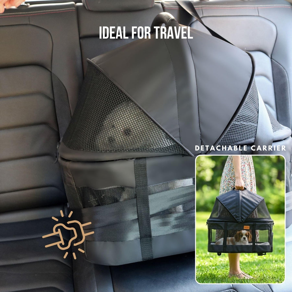 3 in 1 Pet Stroller with Detachable Carrier Z4171