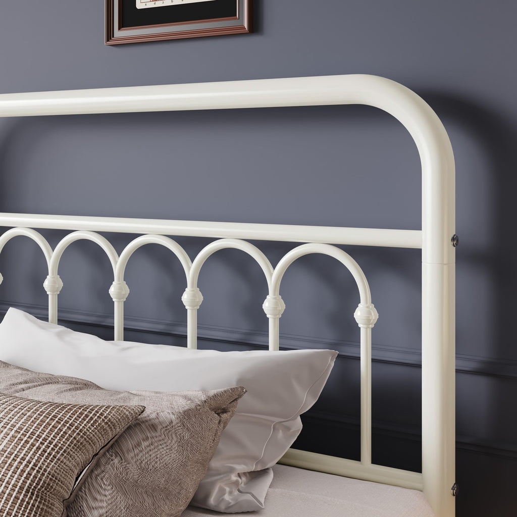 Twin Size Metal Platform Bed Frame with Headboard T859