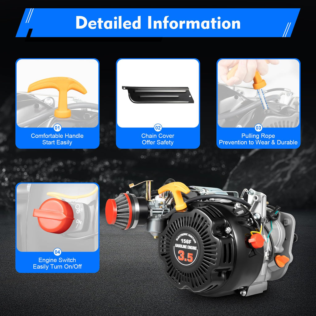 2-Stroke Air-Cooling Bicycle Engine Kit T35059