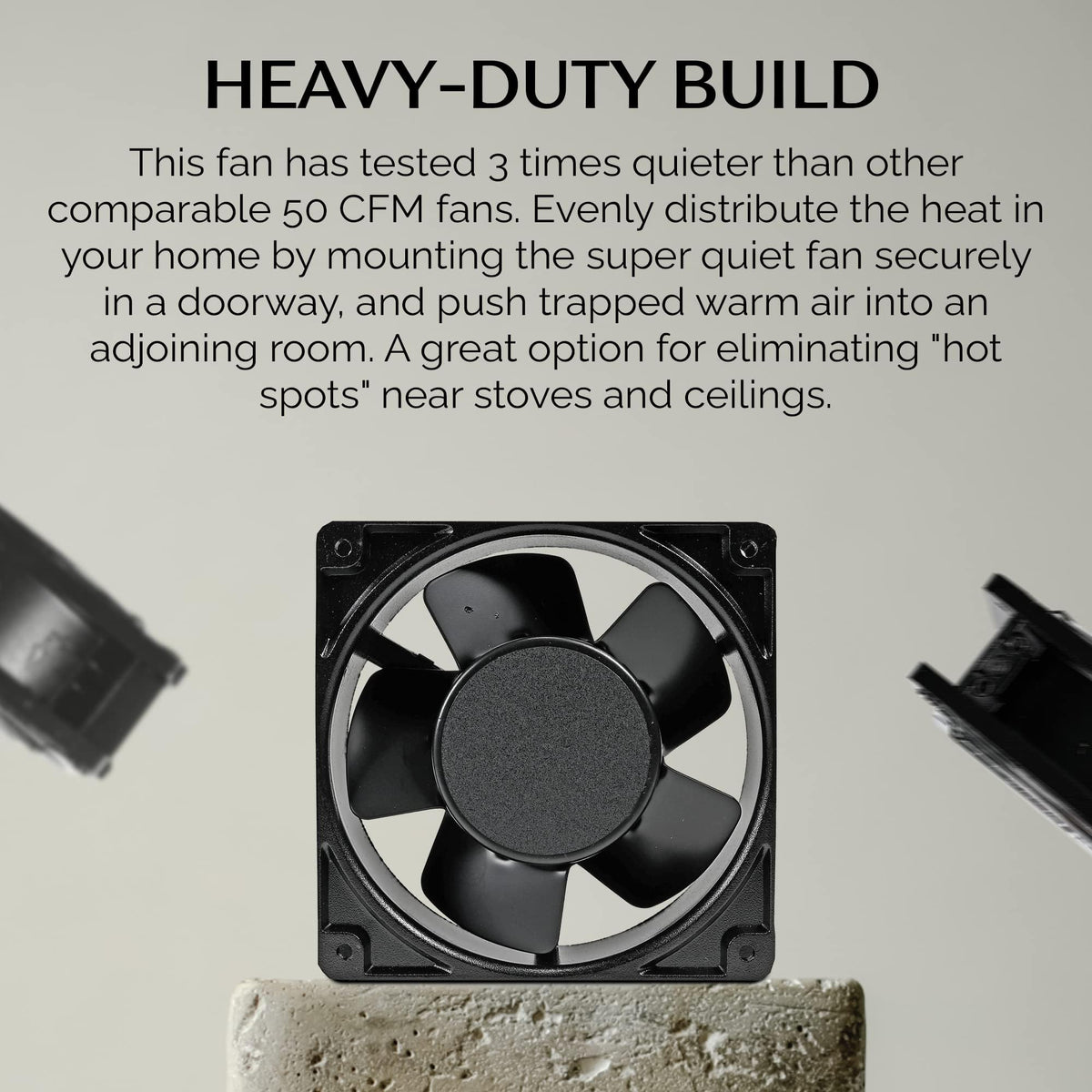 Quiet Air Cooling Corner Fan with Button Controller J8995