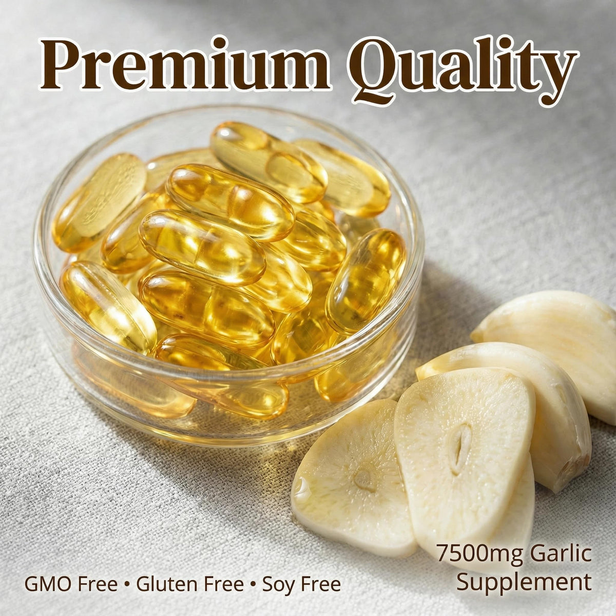 Odorless Aged Garlic Extract 200 Softgels E708