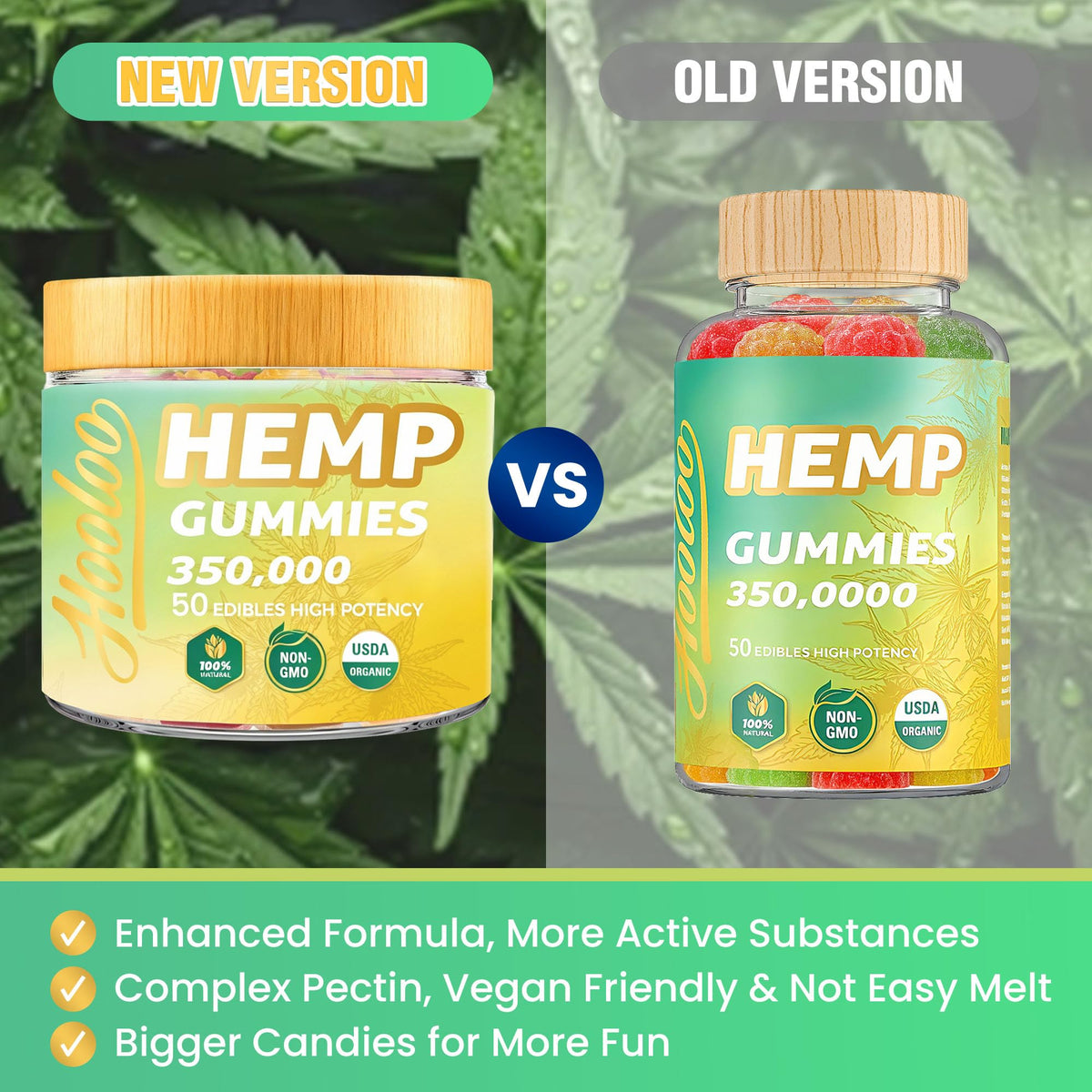 Fruity Hemp Gummies 2 Packs H50238