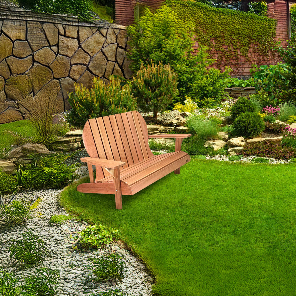 Adirondack Loveseat with Curved Armrests N28425