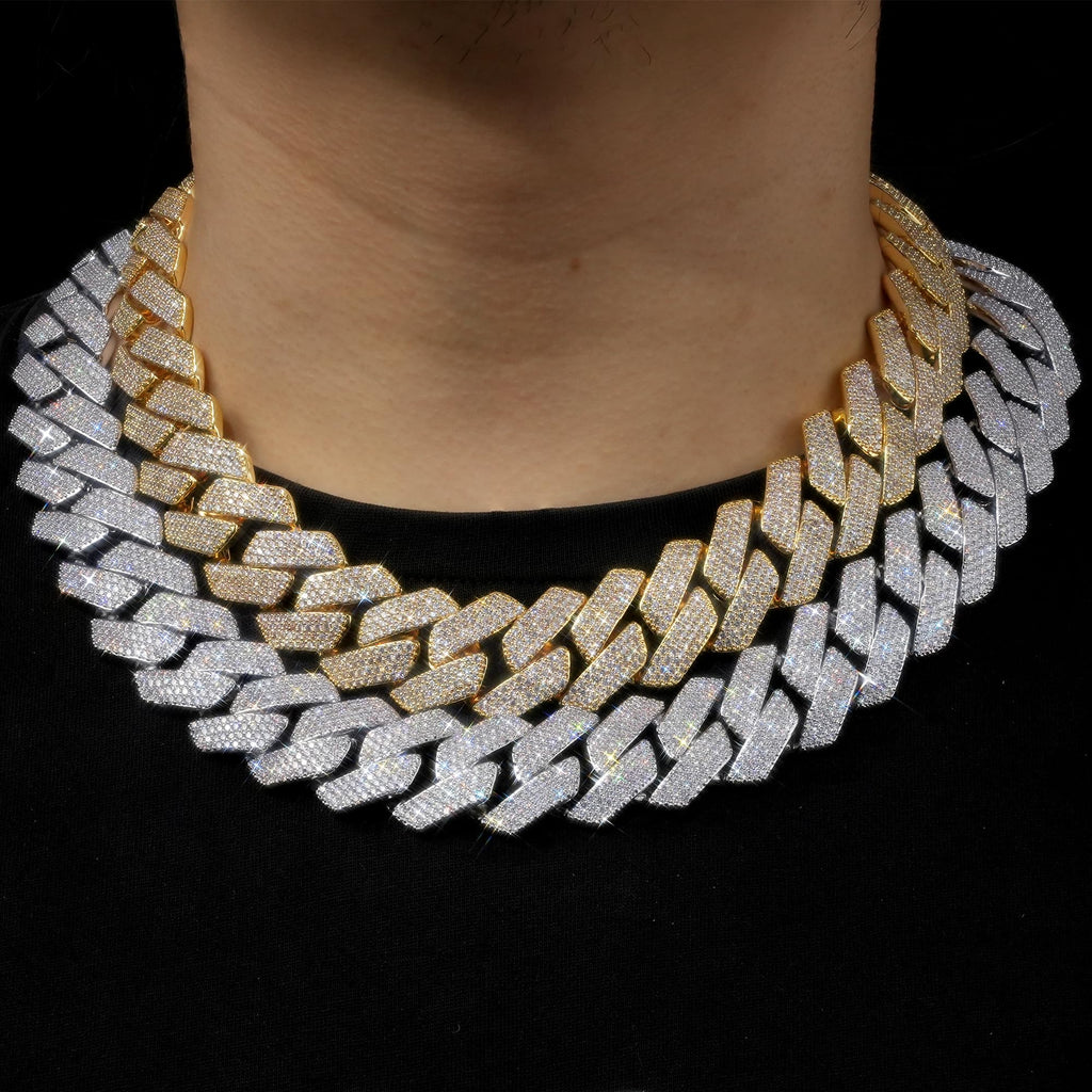 Miami Cuban Link Chain with 5A CZ 18K Gold Plated O75885