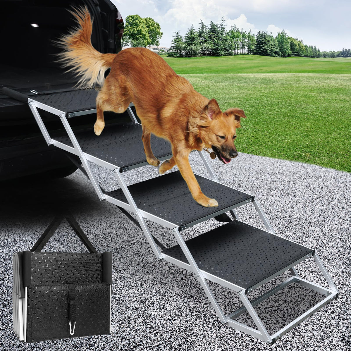 4-Step Non-Slip Pet Stairs O5405