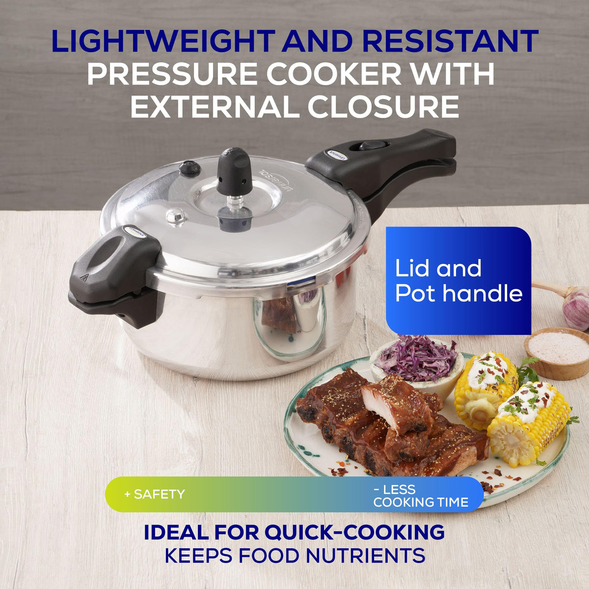 3.7 Qt Aluminum Pressure Pot D165