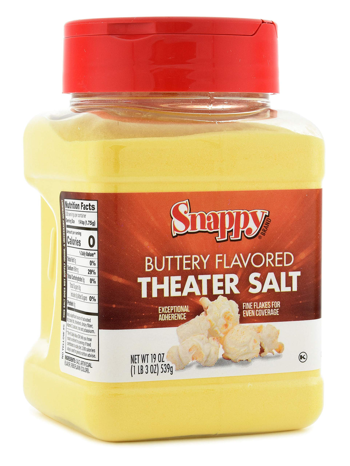15 oz Coconut Popping Oil, 19 oz Buttery Popcorn Salt K632349